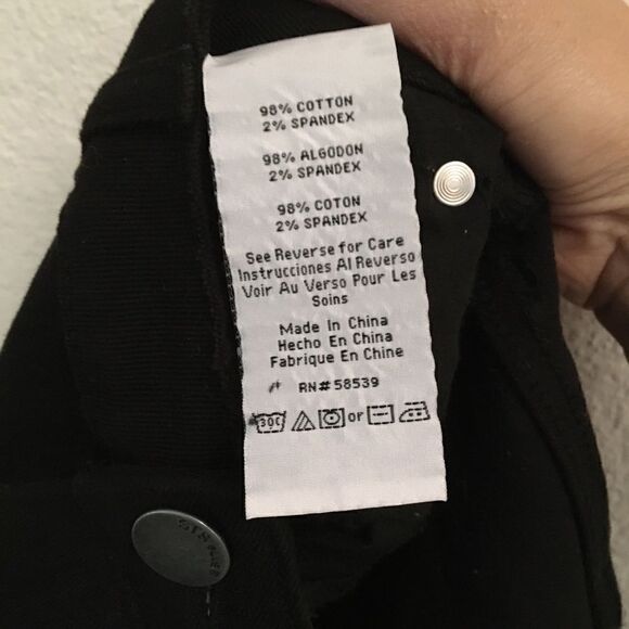 STS Blue black distressed cut off denim shorts 28 - Picture 4 of 6